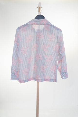 Pink Orchid Stripe Blouse