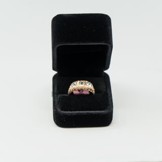 Antique Victorian 3 Stone Ring