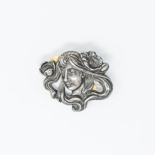Art Nouveau Sterling Silver Brooch