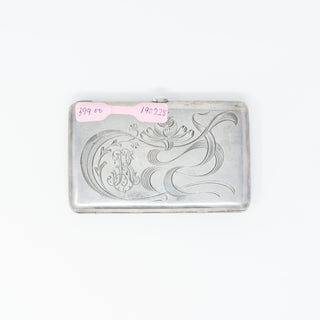 Russian Hand Engraved Cigarette Case