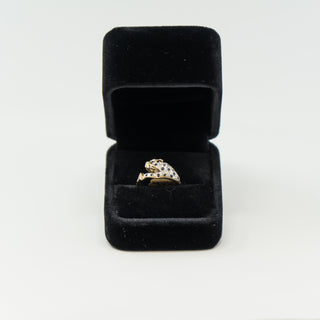 Jaguar Diamond and Sapphire Ring