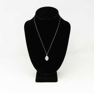 14k White Gold & Diamond Pendant Necklace