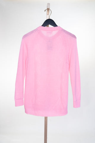 Bubble Gum Pink 1950's Cardigan