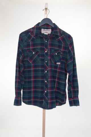 Flannel Wrangler Plaid Button Down