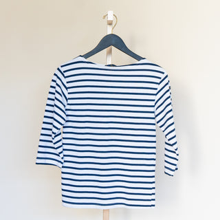 Vintage Navy and White Le Minor French Striped Shirt
