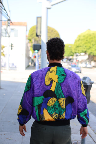 Satin reversible playing card jacket