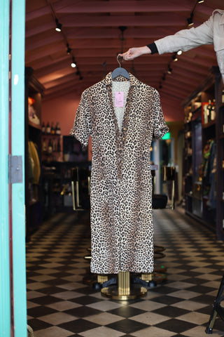 Leopard 1970s Jumpsuit