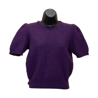 80s Vintage Purple Angora Sweater