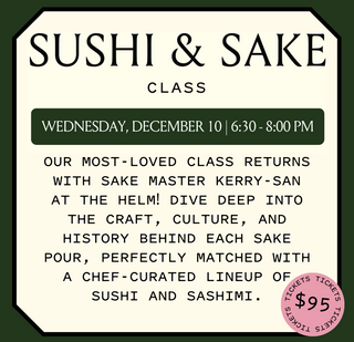 Sushi & Sake Wine Class