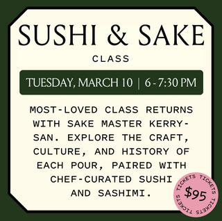 Sushi & Sake Wine Class