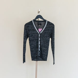 Black And Silver Cardigan