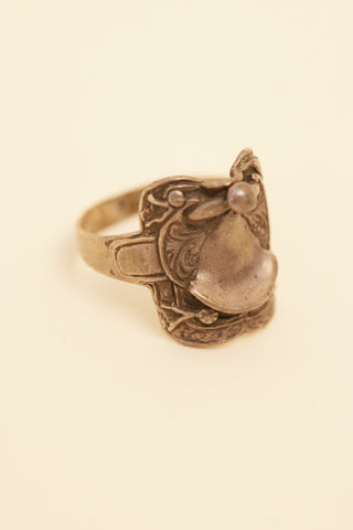 Sterling Silver Saddle Ring