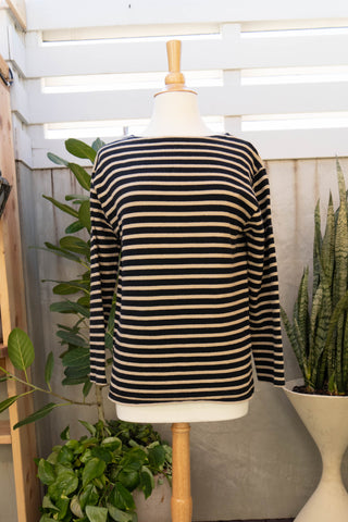 Saint James Striped Boat Neck Top