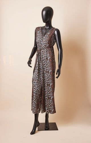 1960's Sheer Leopard Jumpsuit