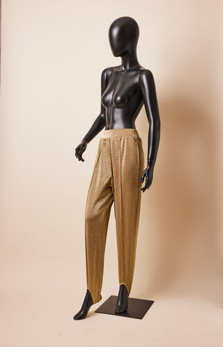 1980's Gold Stirrup Pants