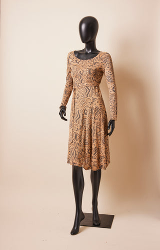 1970's Diane Von Furstenburg Cotton Midi Dress