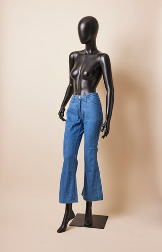 1970's High Waisted Maverick Bell Bottom Jeans