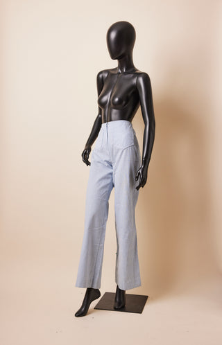 1970's Pinstripe Sailor Jean Bell Bottoms