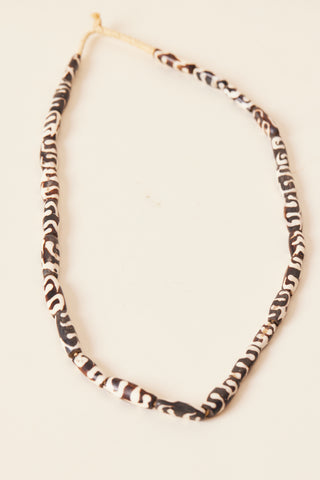 African Bone Mala Beaded Necklace