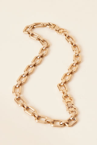 1980's Gold Tone Monet Chain Necklace