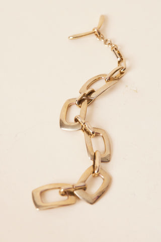1980's Gold Tone Monet Chain Link Bracelet