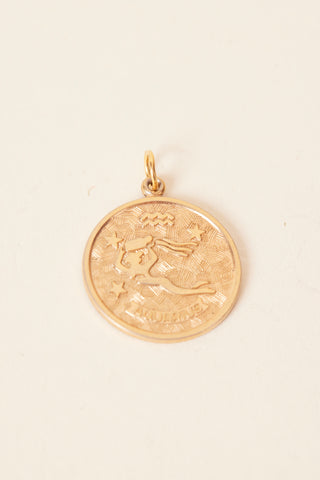 Gold Sarah Cov Aquarius Pendant